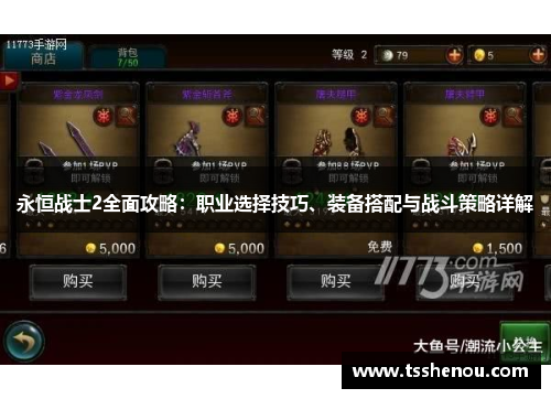 永恒战士2全面攻略：职业选择技巧、装备搭配与战斗策略详解